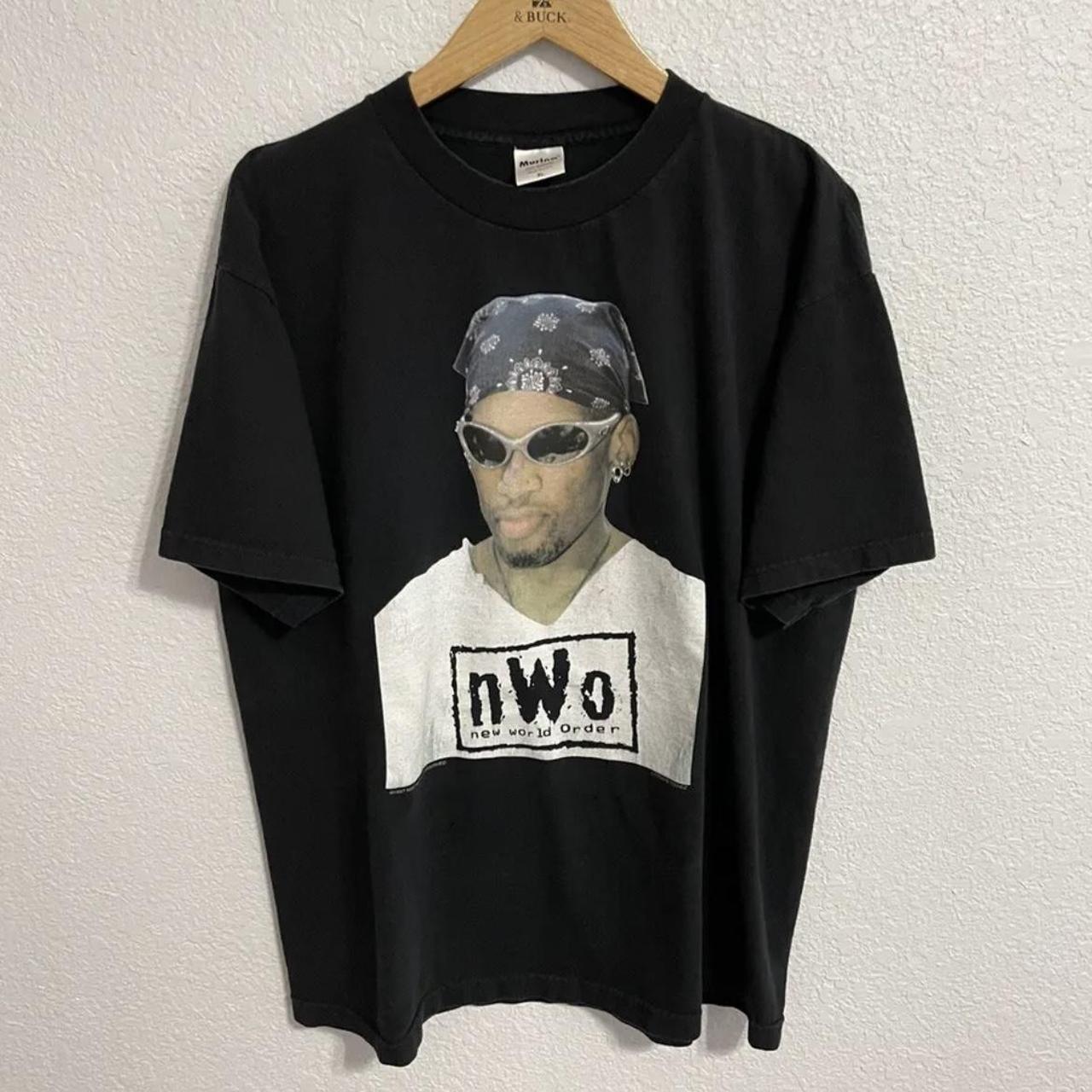 wcw dennis rodman t shirt