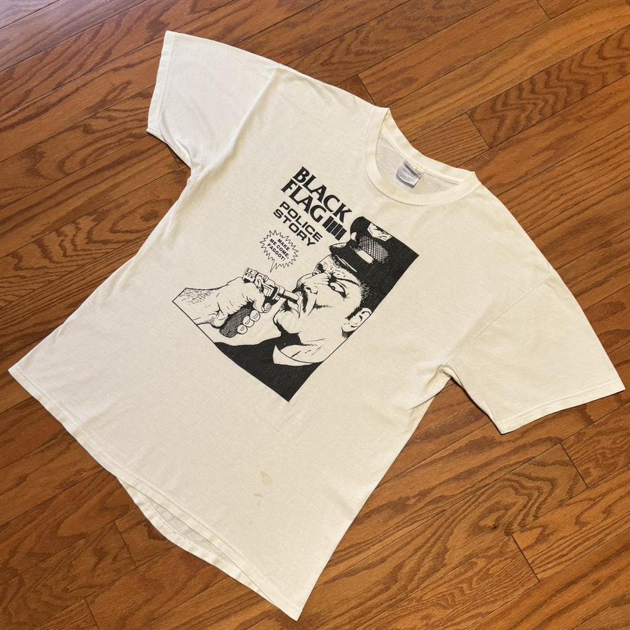 Black flag police story 2024 shirt