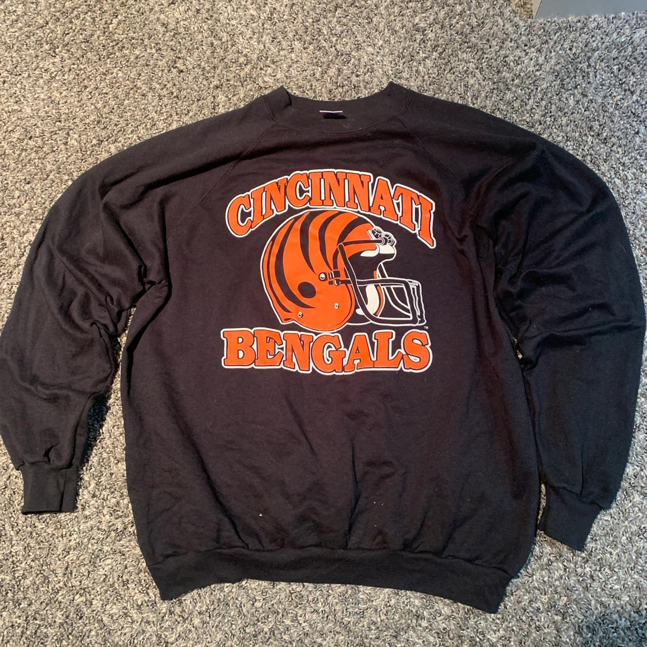 Vintage Cincinnati Bengals Shirt // Vintage Bengals Trench 