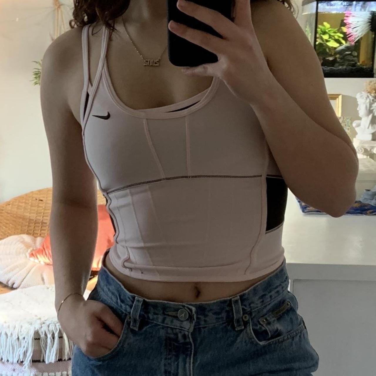 Corset Nike Retro Crop Top Tank Top Nike Womens Pink Nike Corset