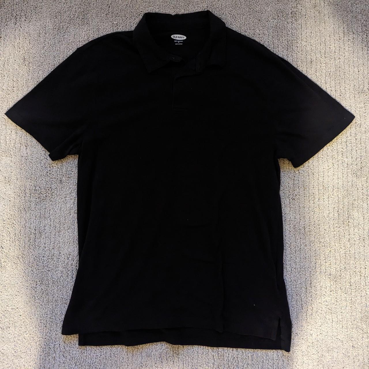 Old navy hotsell black polo shirt