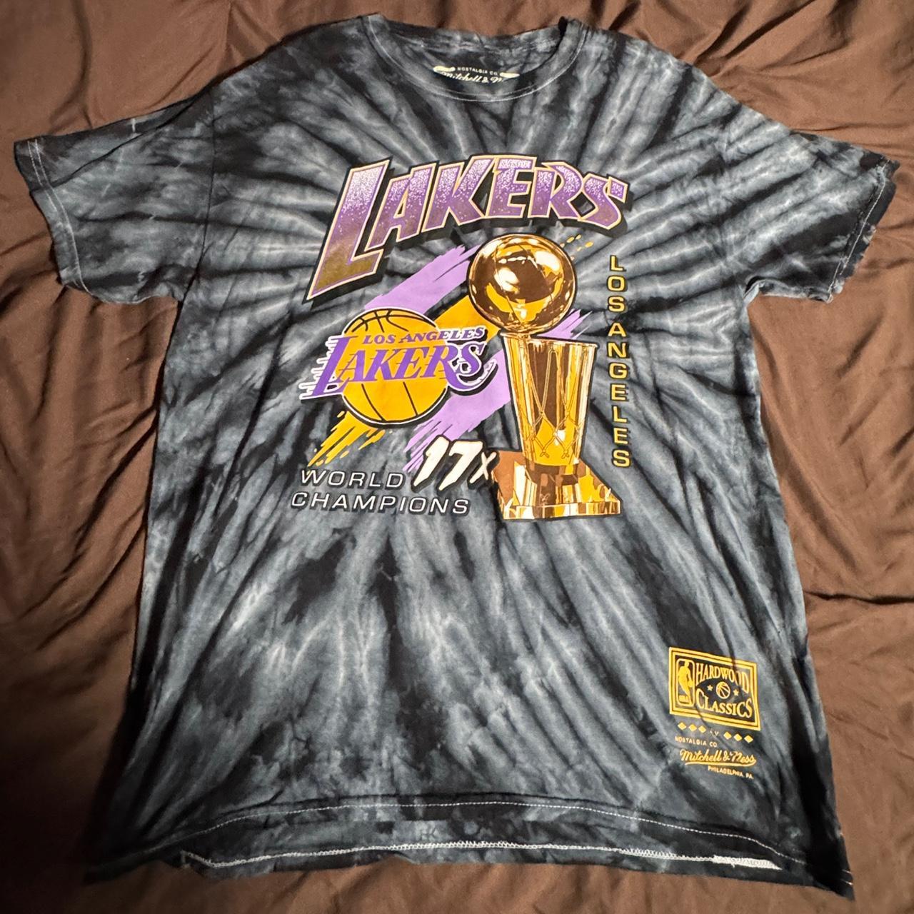 lakers tie dye shirt