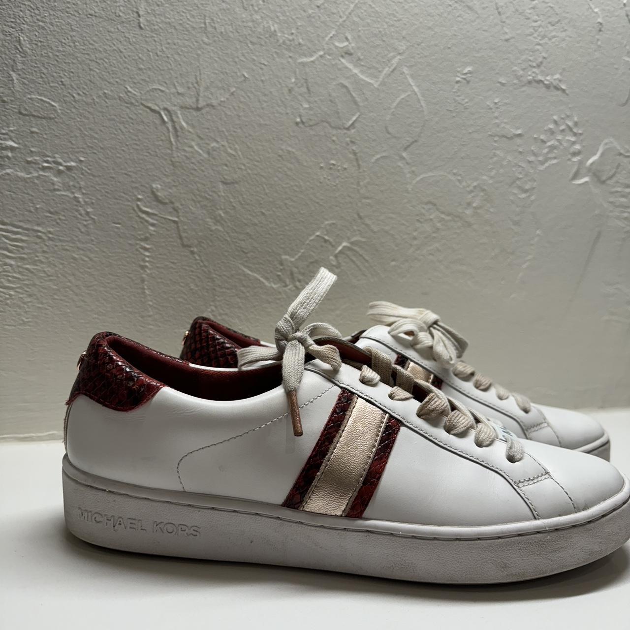 Michael Kors Leather Shoes, Red Snakes skin,