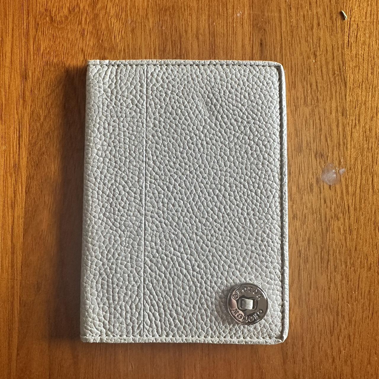 Oroton passport holder silver brand new never used... Depop
