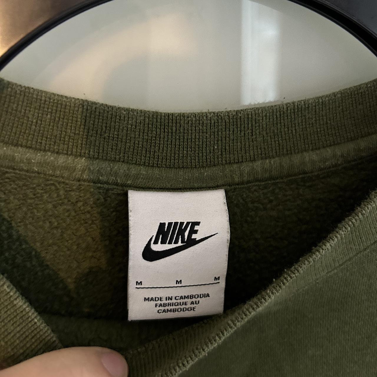 Olive green Nike crewneck, size men’s medium. In... - Depop