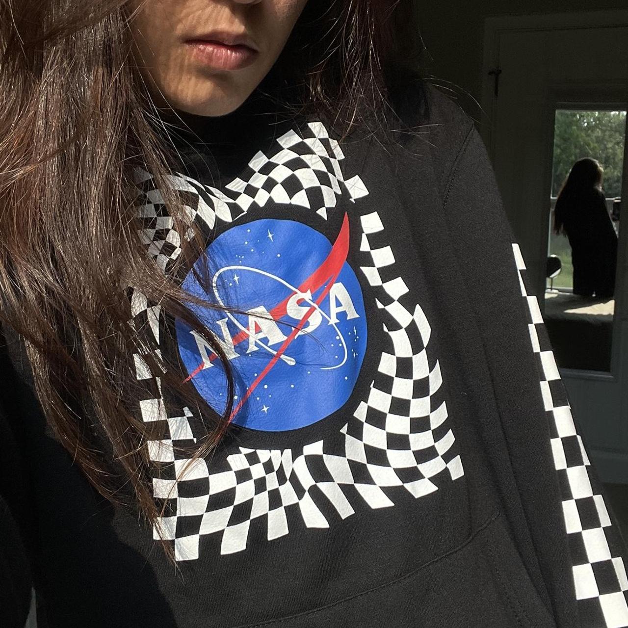 Black nasa hoodie discount women's