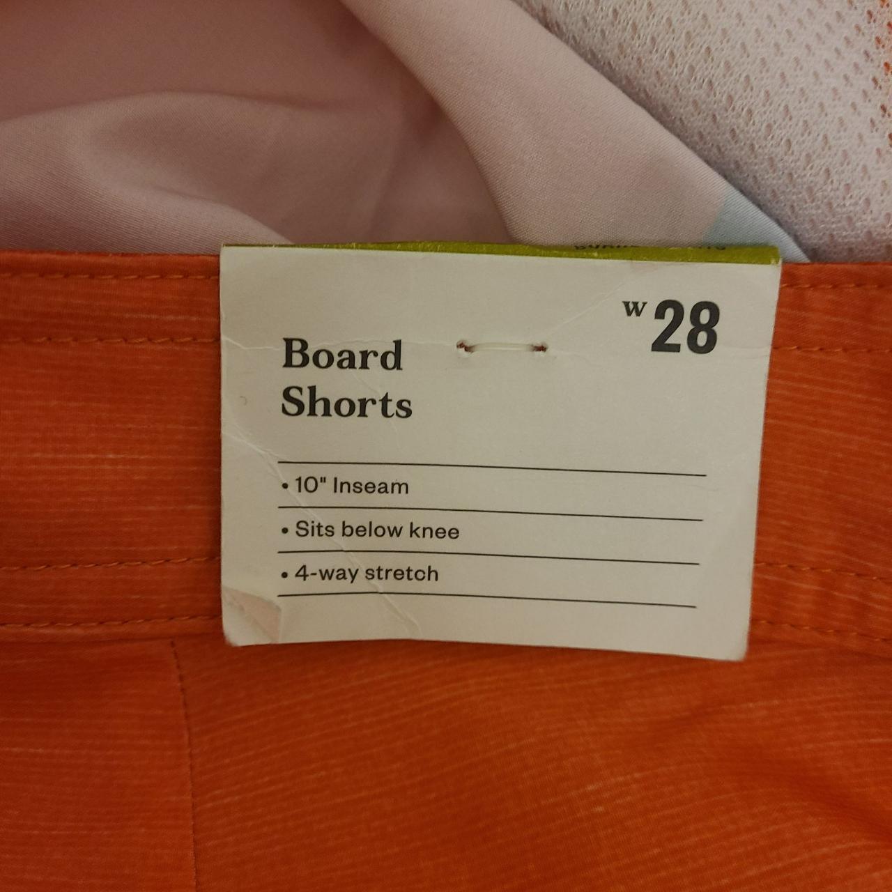 Goodfellow & CO Board Shorts Horizontal Wide Stripe... Depop