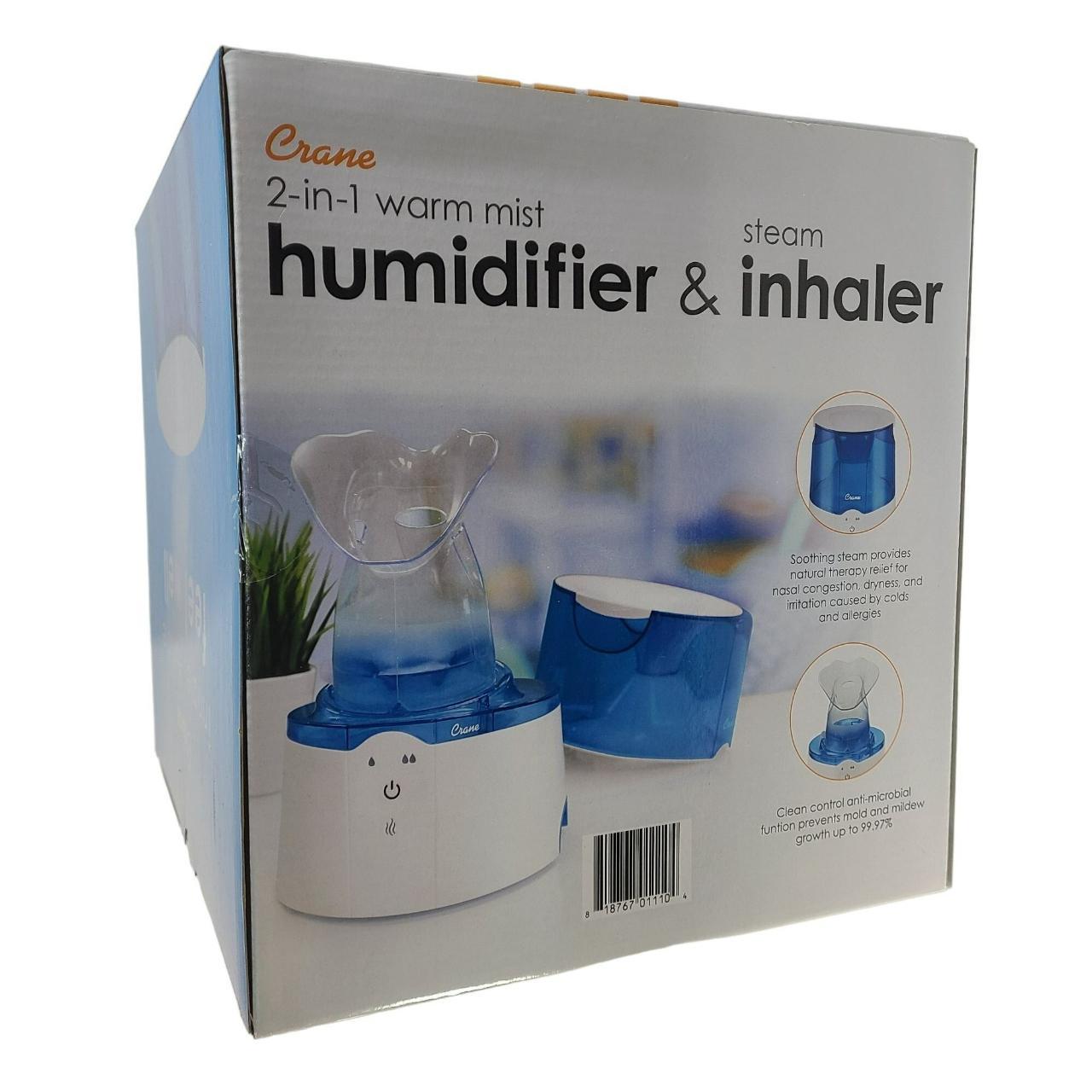 Crane 2 in 1 Warm Mist Humidifier & Steam Inhaler .5... Depop
