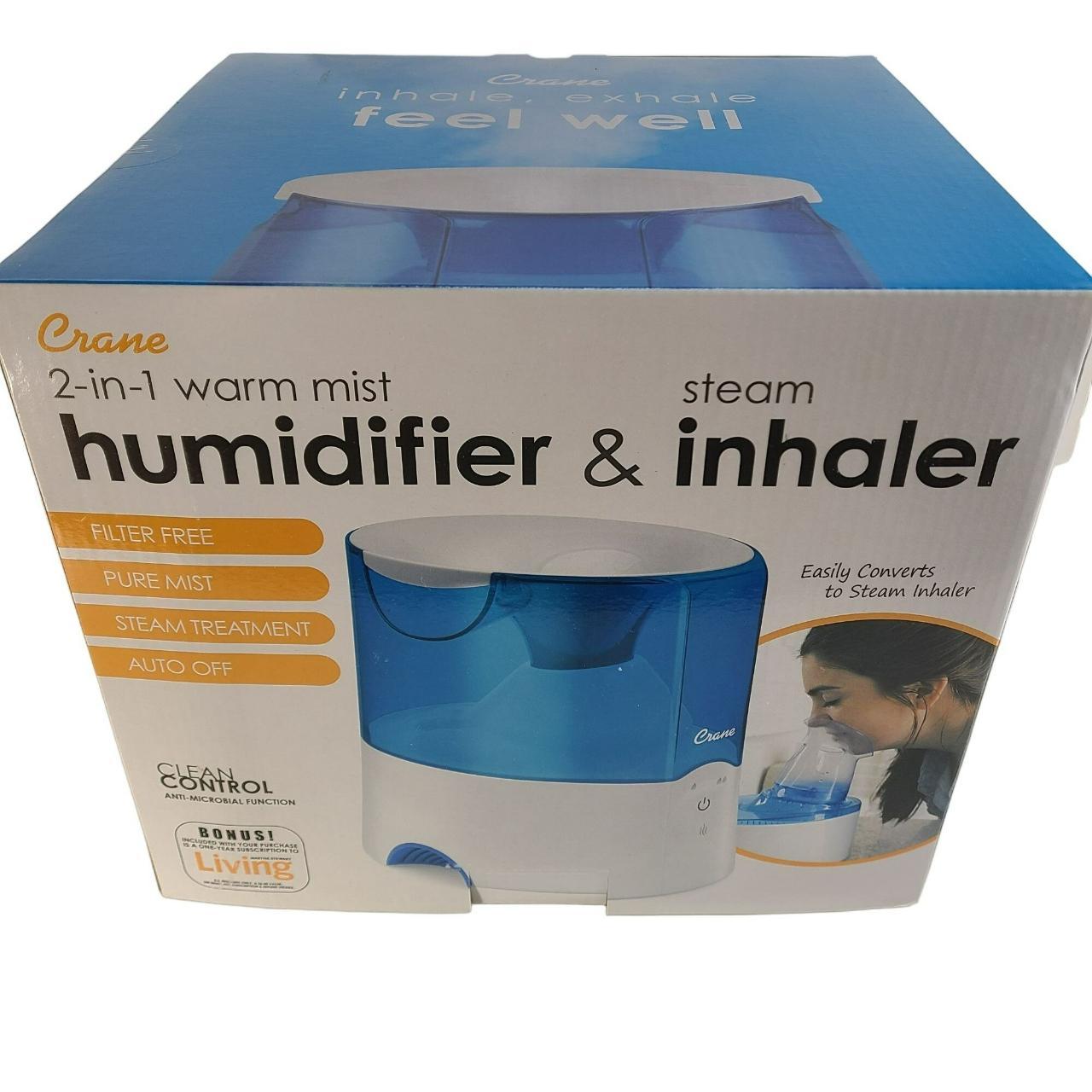 Crane 2 in 1 Warm Mist Humidifier & Steam Inhaler .5... Depop