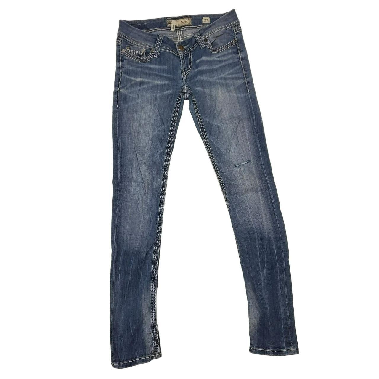 BKE Stella Skinny Jeans Denim Light Wash Women's 27R... - Depop