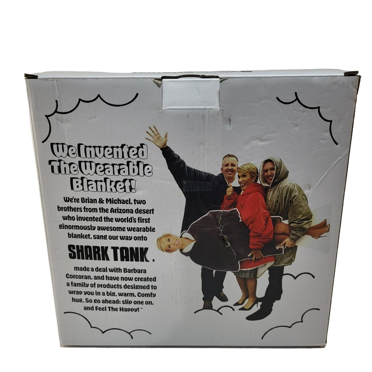 The Comfy Original Wearable Blanket Black White... Depop