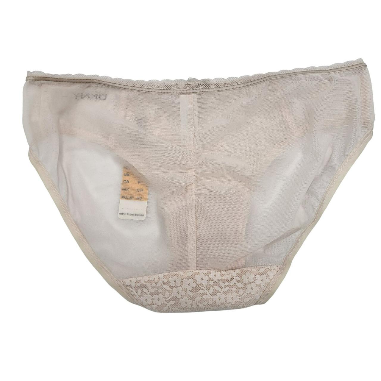 DKNY Bikini Panties Underwear Floral Lace Front... Depop