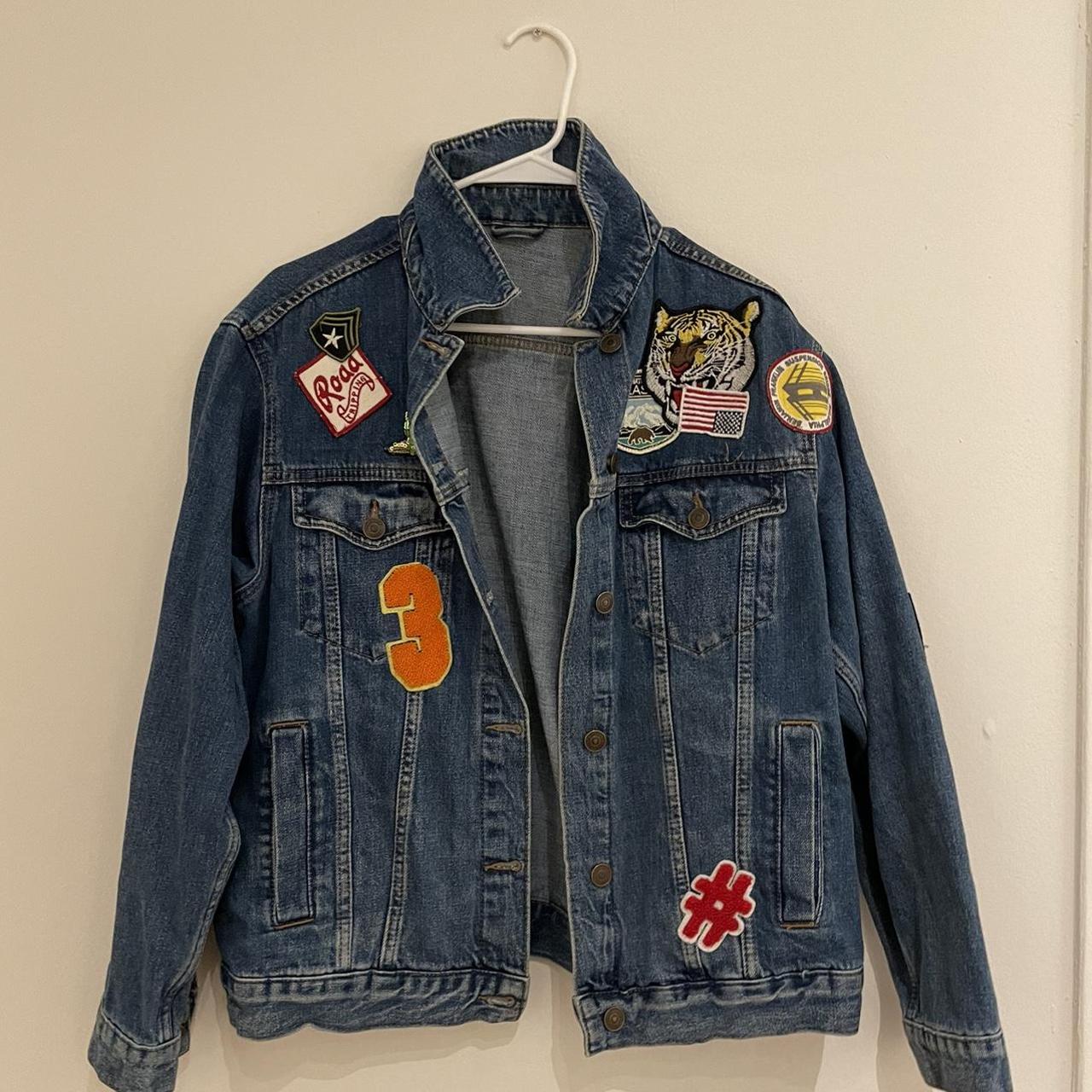 Vintage jean jacket #topshop - Depop