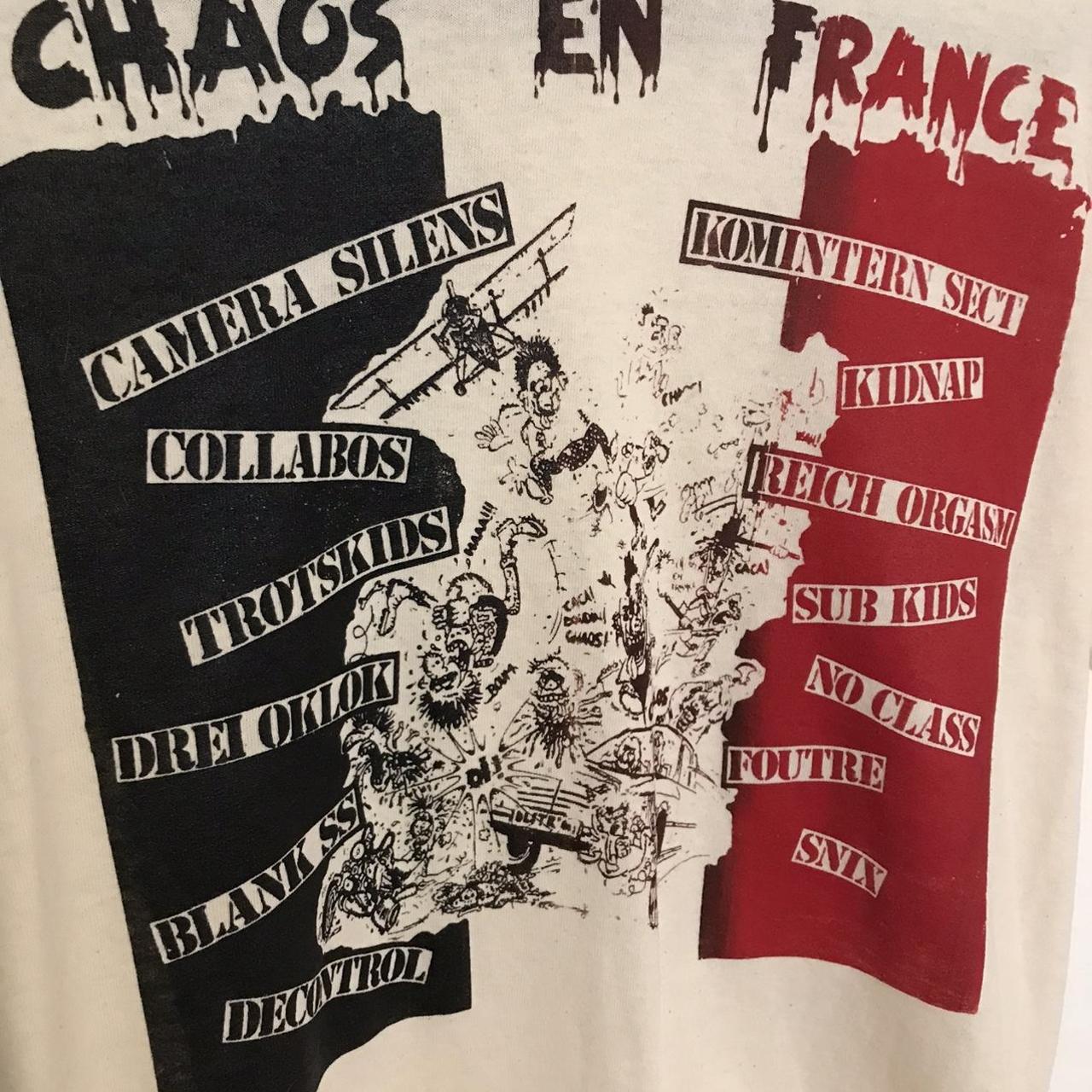 Chaos en France compilation album tribute t-shirt... - Depop