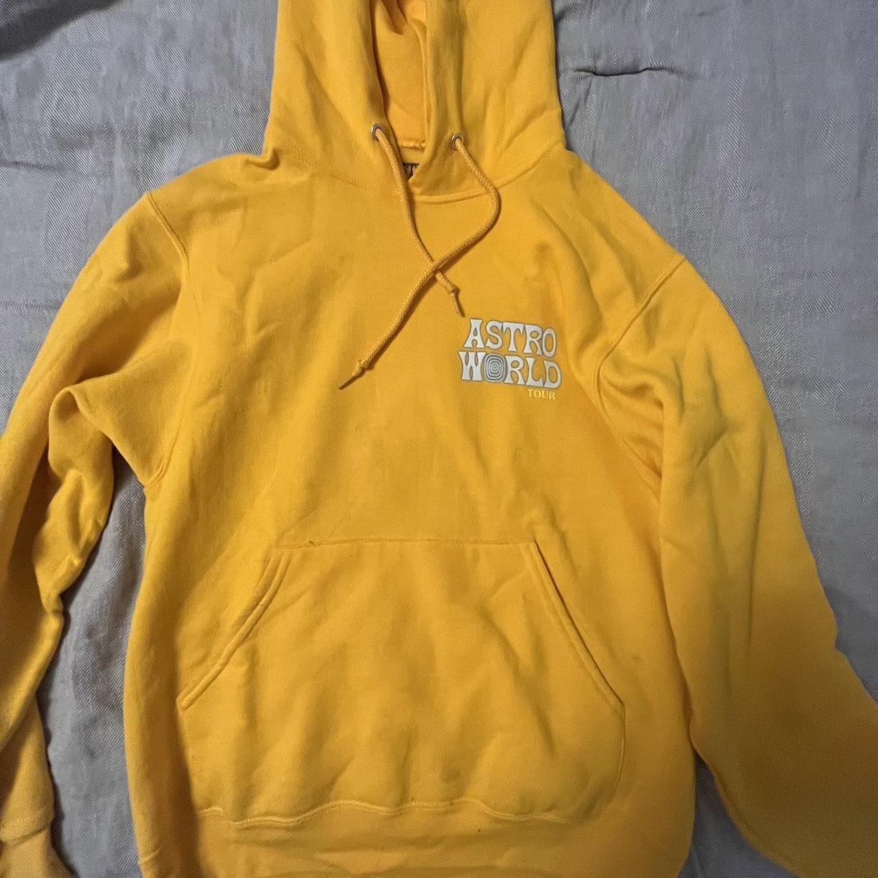 Astroworld wish you were here Yellow hoodie Size. Depop