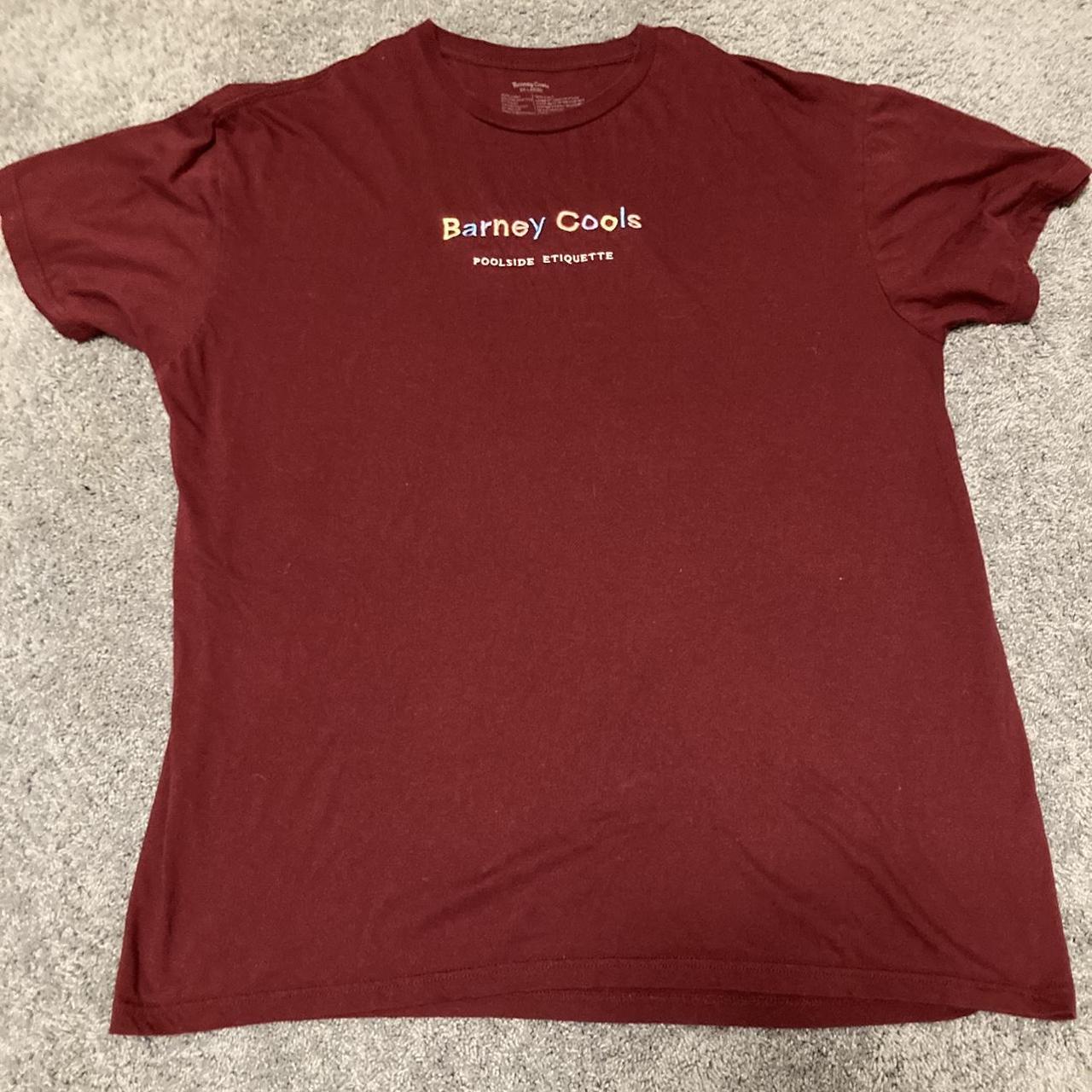 Barney Cools Men's Burgundy T-shirt