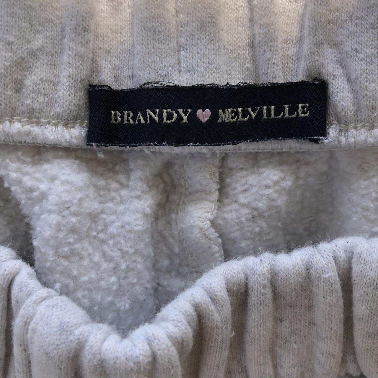 brandy melville light grey sweatpants