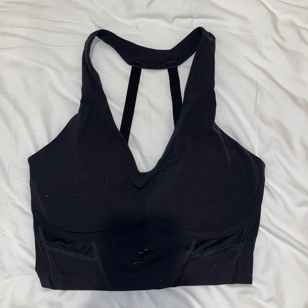 GYMSHARK Whitney Simmons black tank sports bra Depop
