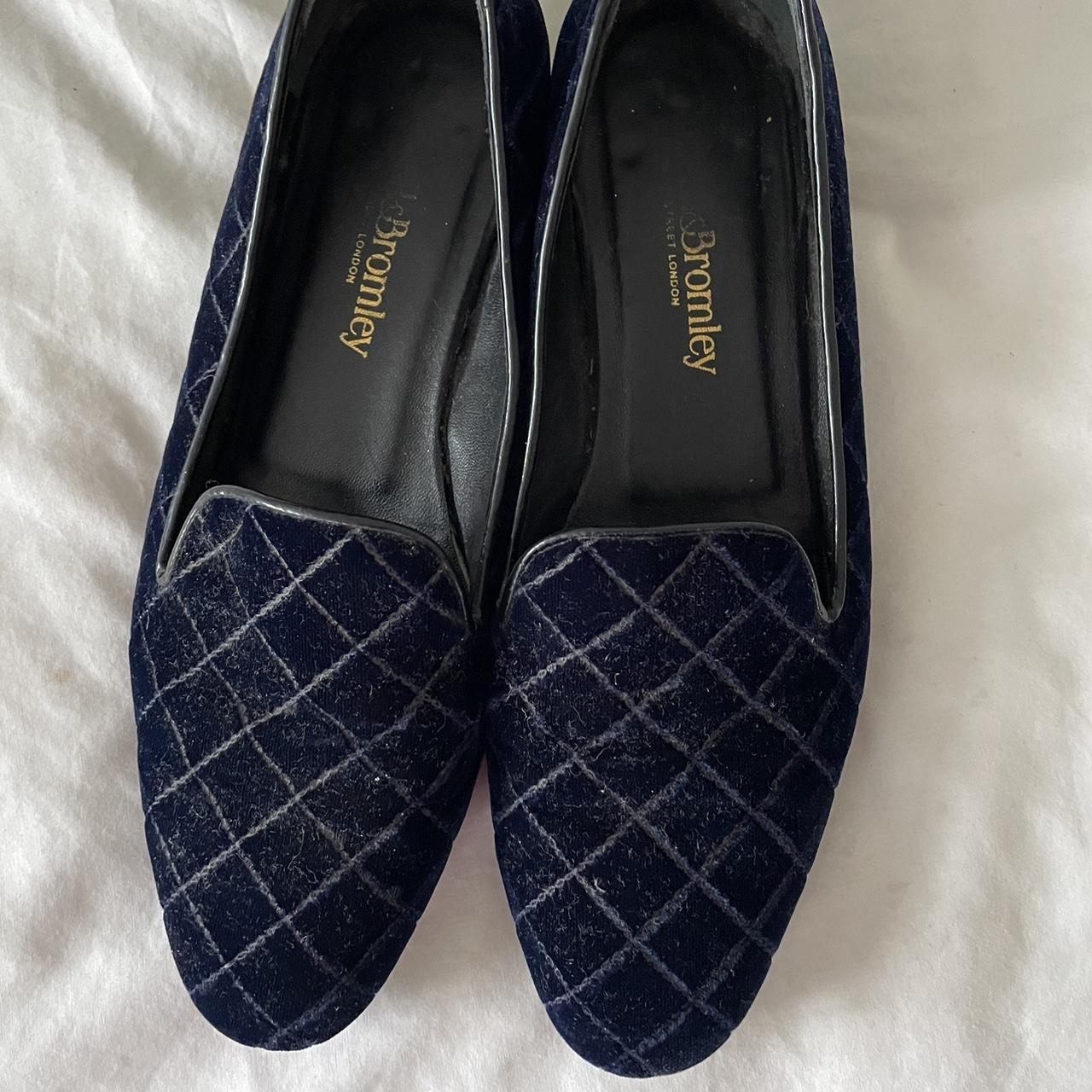 Chanel velvet hot sale loafers