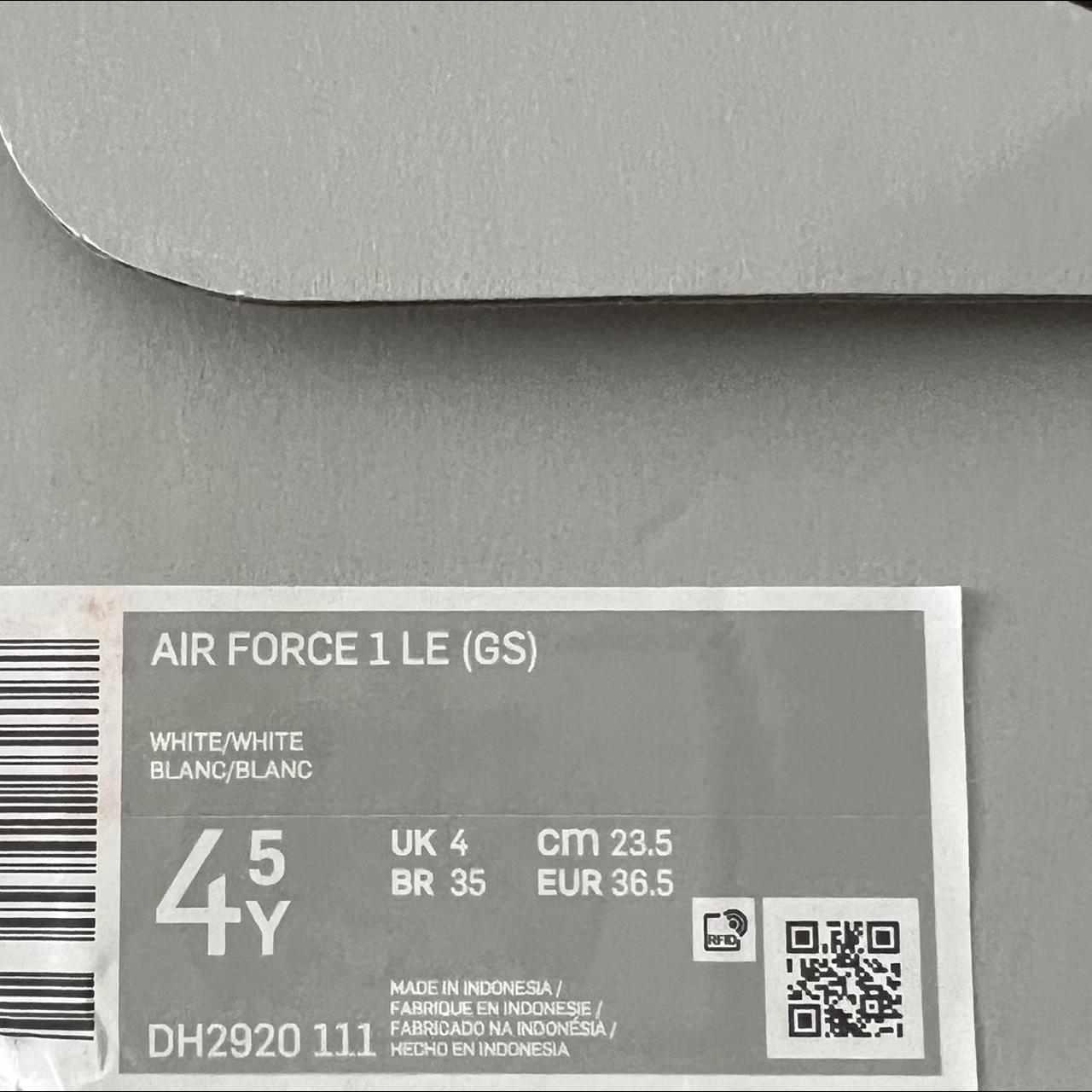 air force 1 youth size 4.5