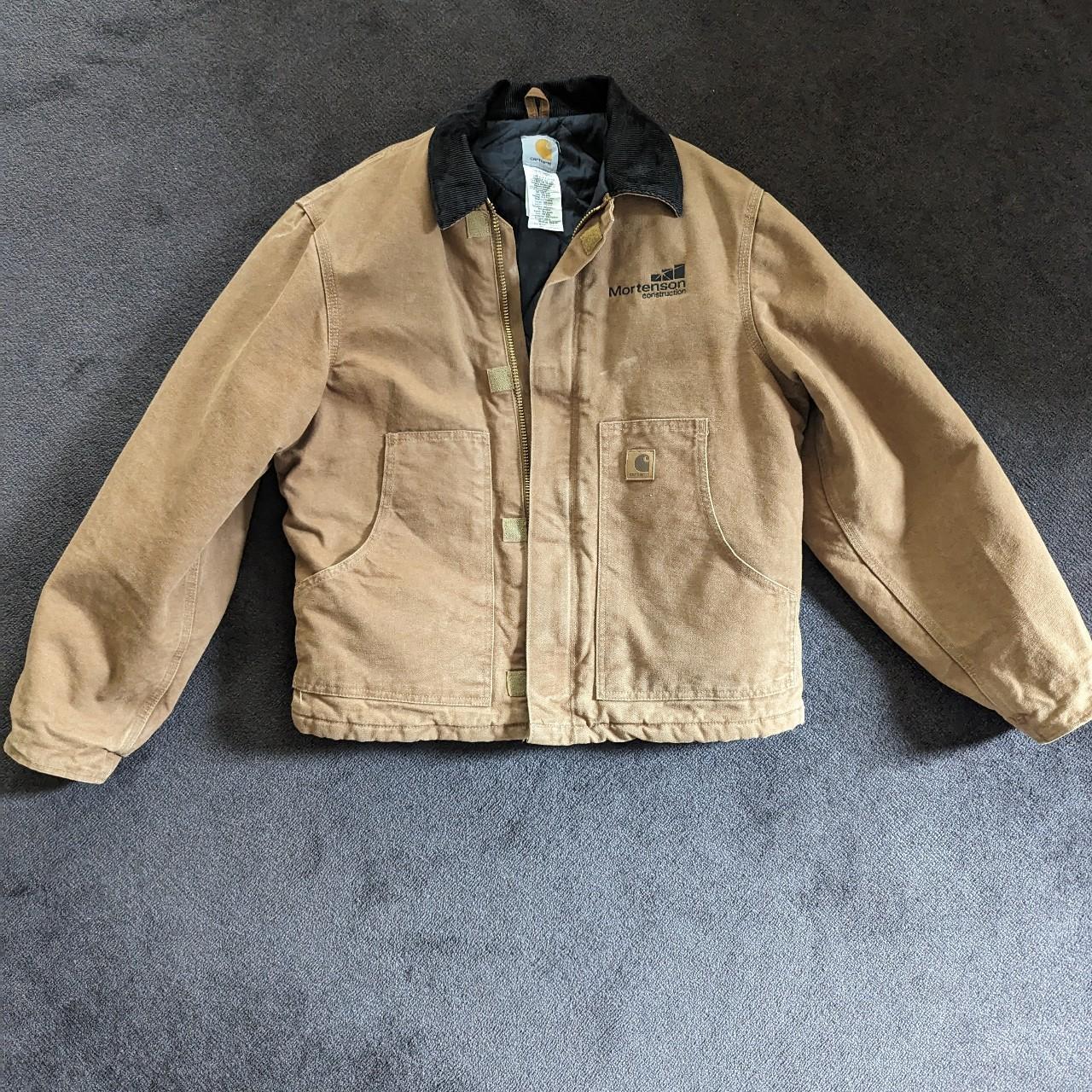 Vintage Carhartt Traditional Jacket J22 Size... - Depop