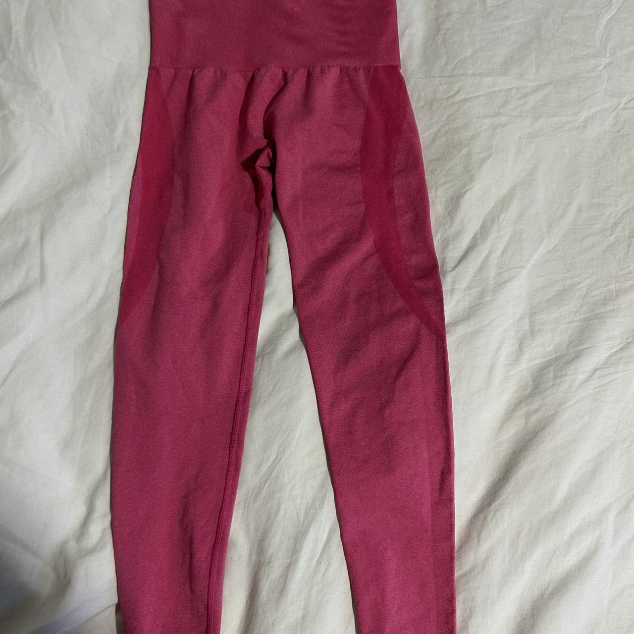 Size S. NVGTN Fuchsia Contour Seamless leggings, - Depop