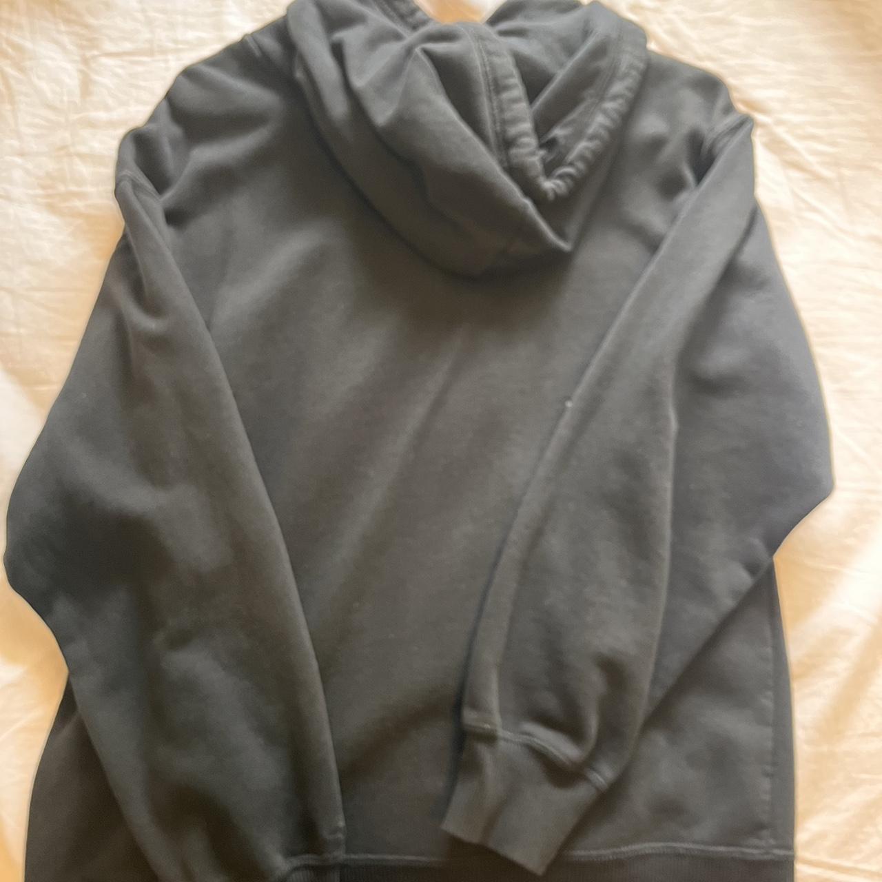 Holister black hoodie jacket pullover kangaroo... - Depop