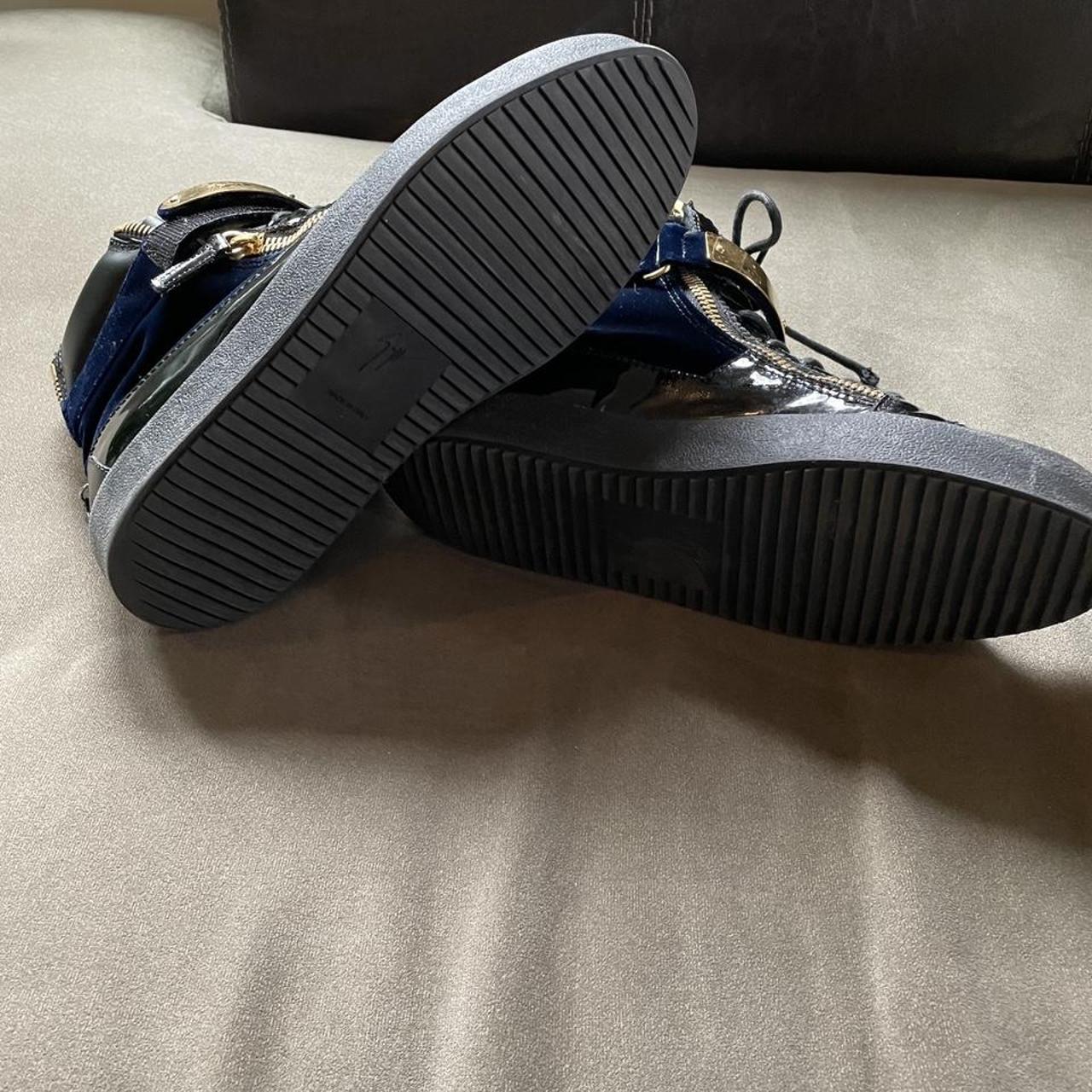 Giuseppe Zanotti Men's Black and Navy Trainers (3)