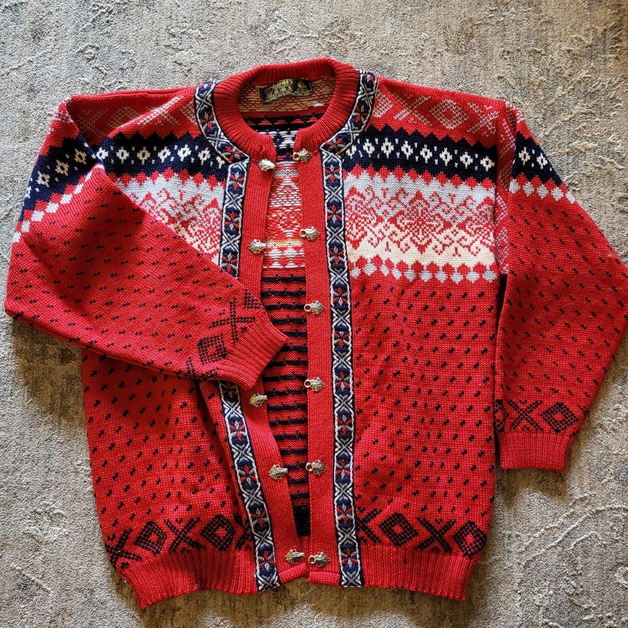 Women's Red Cardigan | Depop