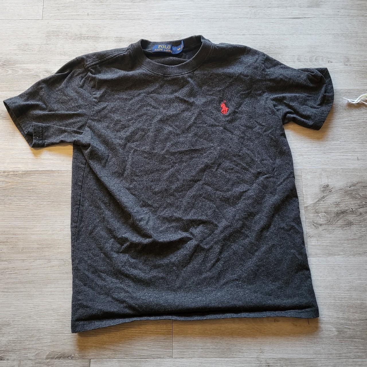 Polo Ralph Lauren Men's Grey T-shirt | Depop