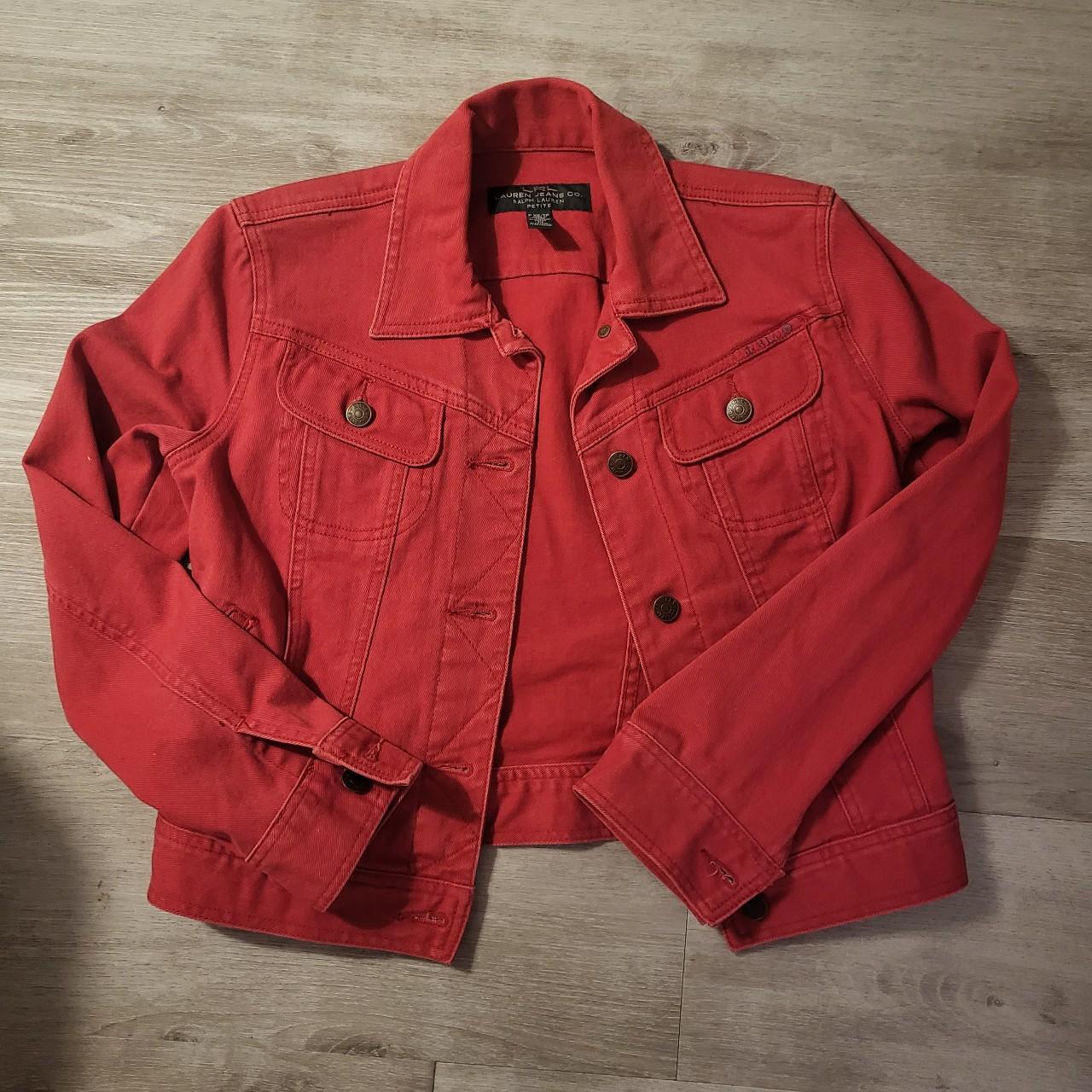 Ralph Lauren Women's Red Jacket | Depop