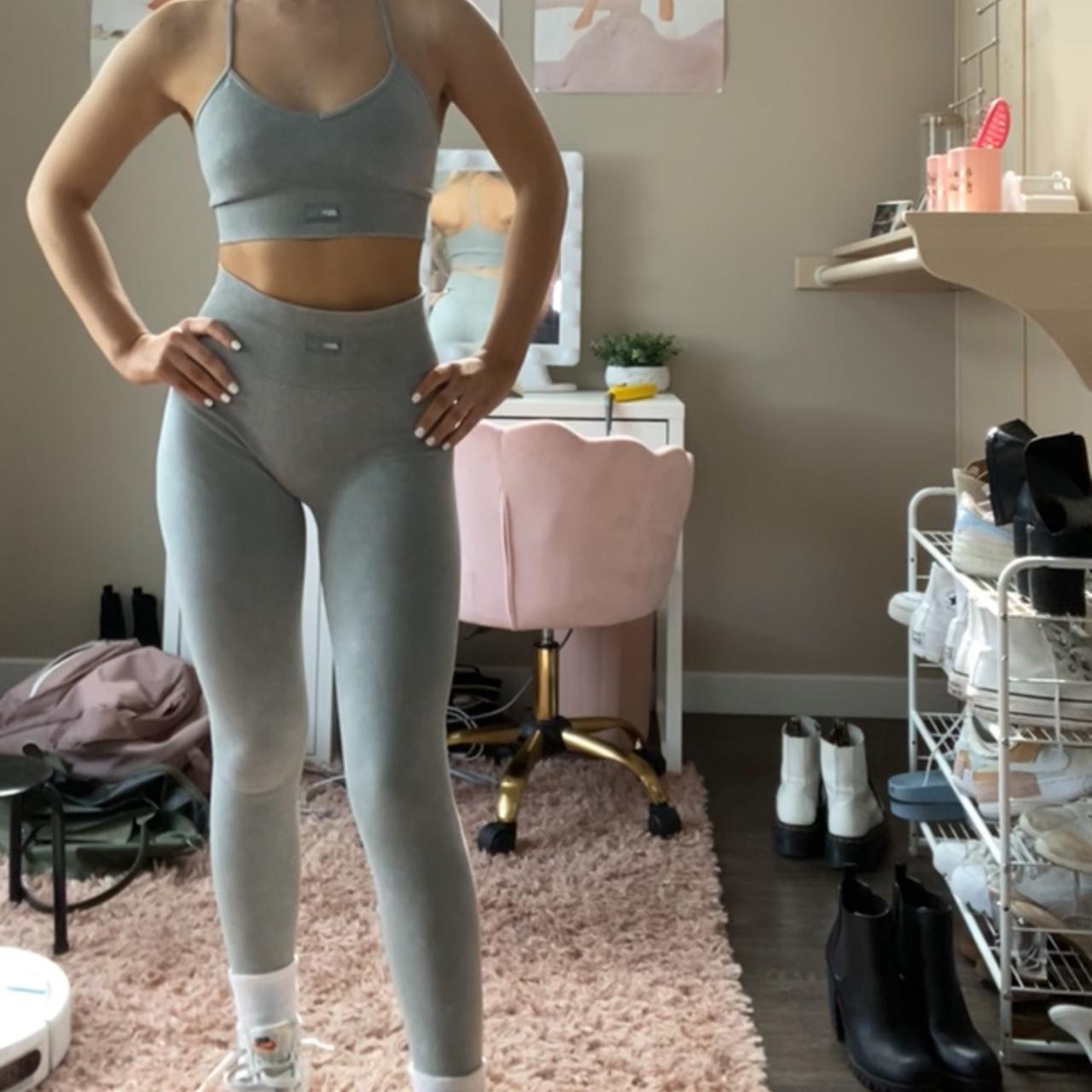 bo+tee long sleeve cropped workout top with bolero - Depop