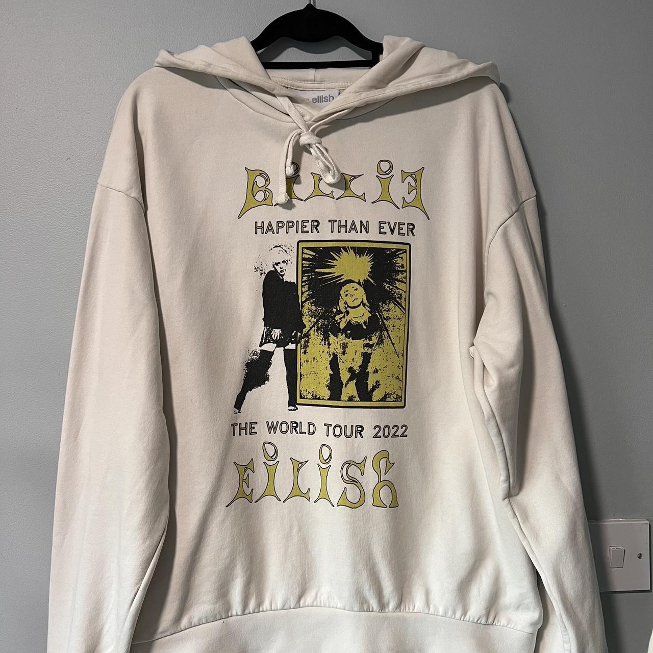 Billie Eilish 2022 world tour hoodie. Made from 100%... - Depop