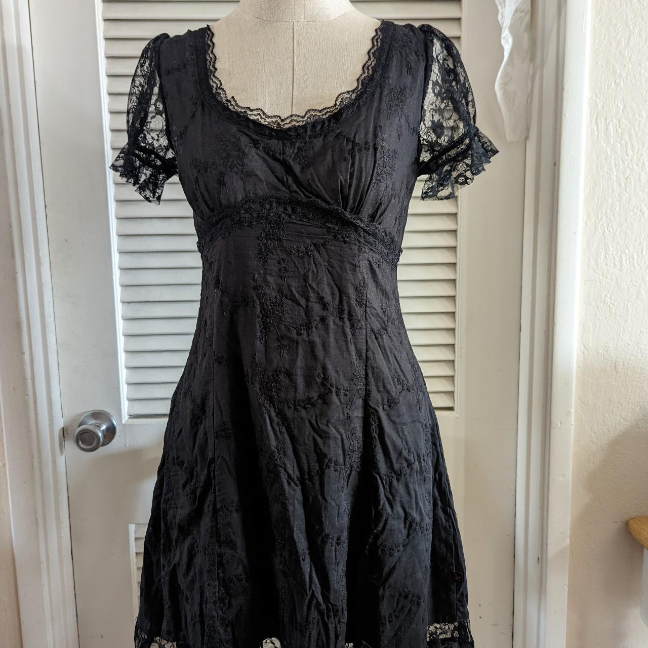 Royal bones lace dress. Gothic look and glamourous.... - Depop