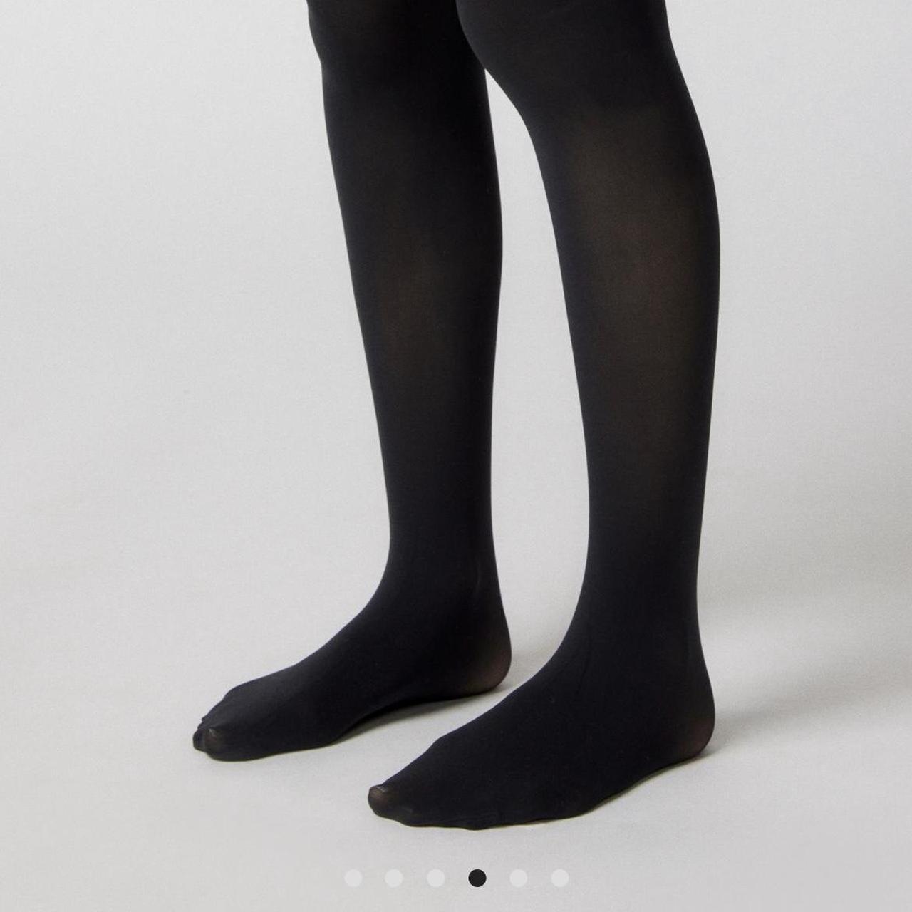 Urban Outfitters Women's Black Hosierytights Depop