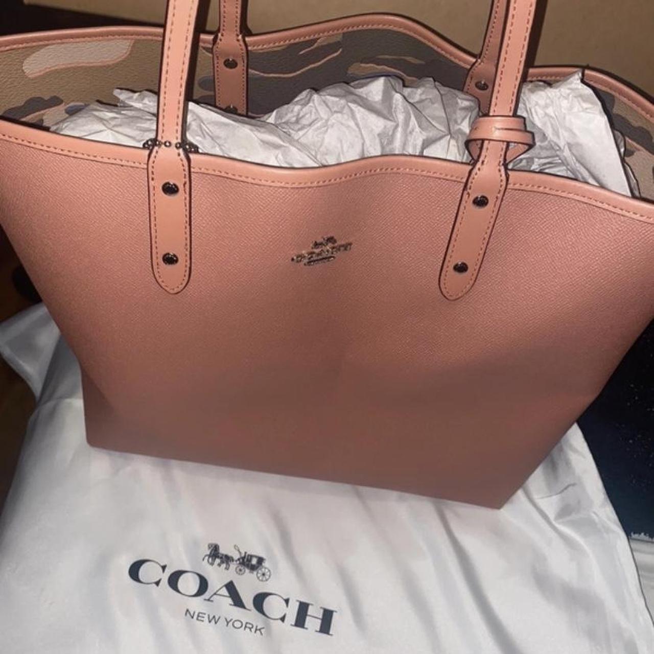 Coach double sided tote bag hotsell