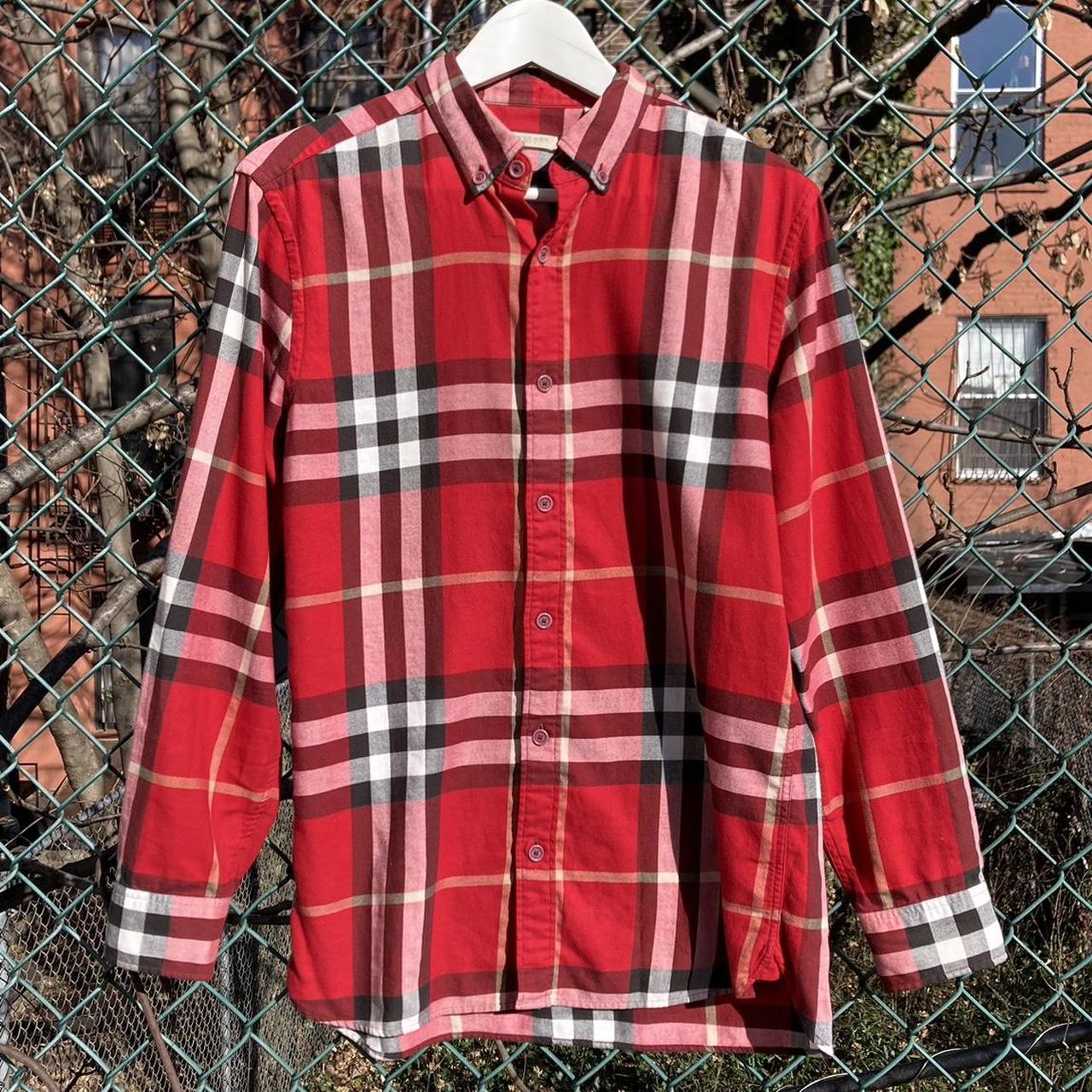 Burberry shirt clearance depop