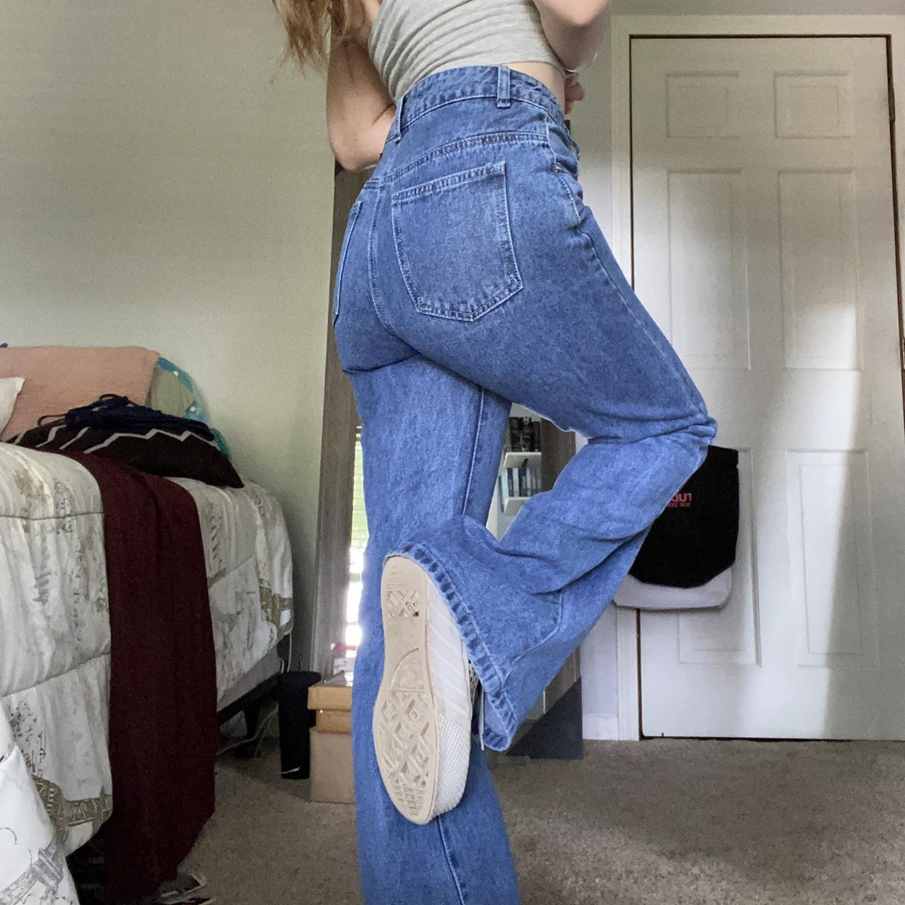 princess polly flare blue jeans y’all these are... Depop