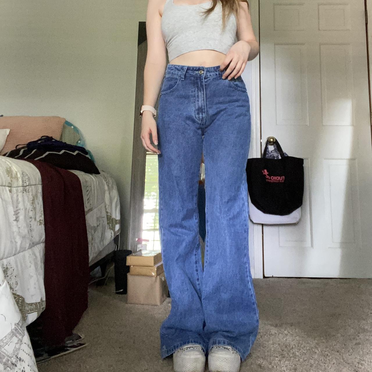 princess polly flare blue jeans y’all these are... Depop