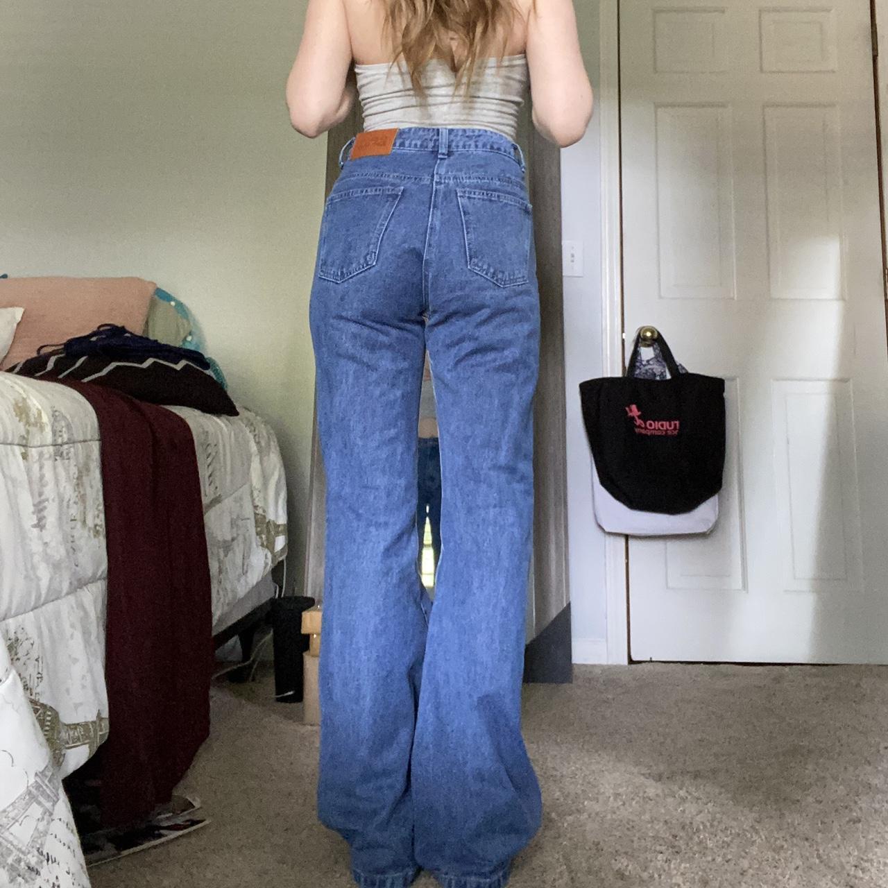 princess polly flare blue jeans y’all these are... Depop