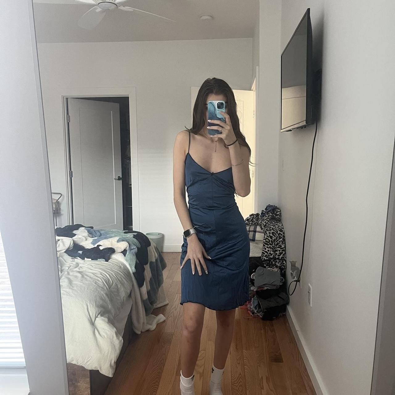 Sears blue clearance dress