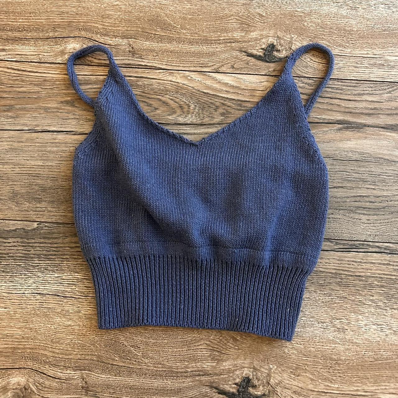 Free People Women's Blue Vest | Depop