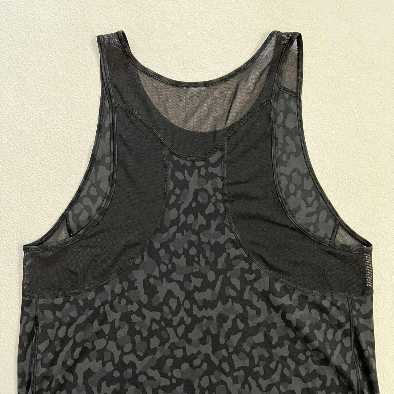 Lululemon Sculpt Tank II Formation Camo Deep Coal Multi Black