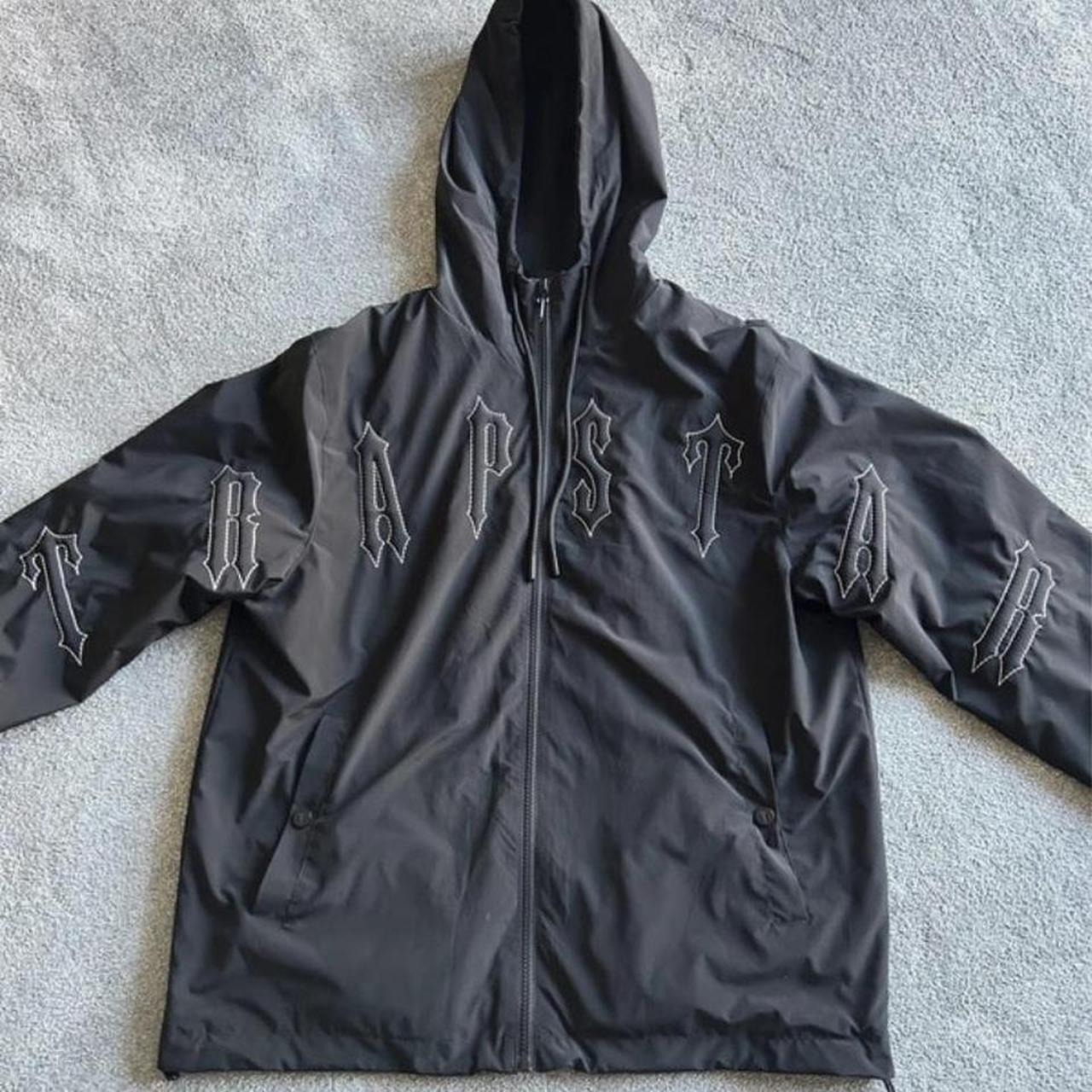 Trapstar Irongate Quilted Windbreaker Black Size... - Depop