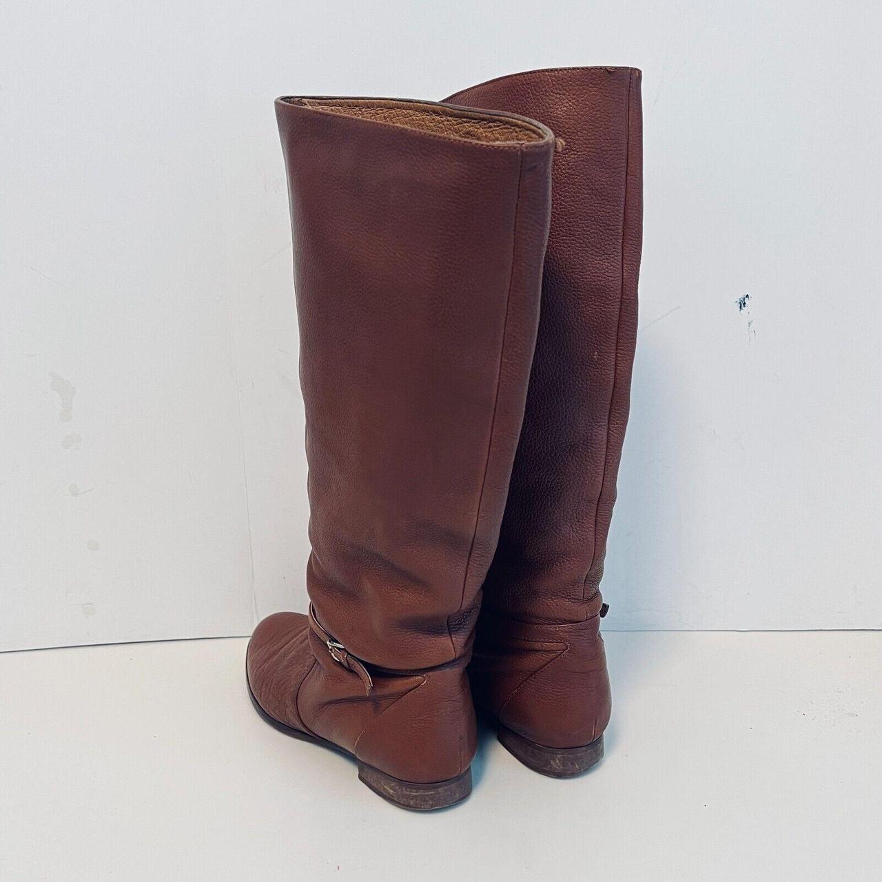 J. Crew Brown 2024 Leather High - Knee Women's Boots 6