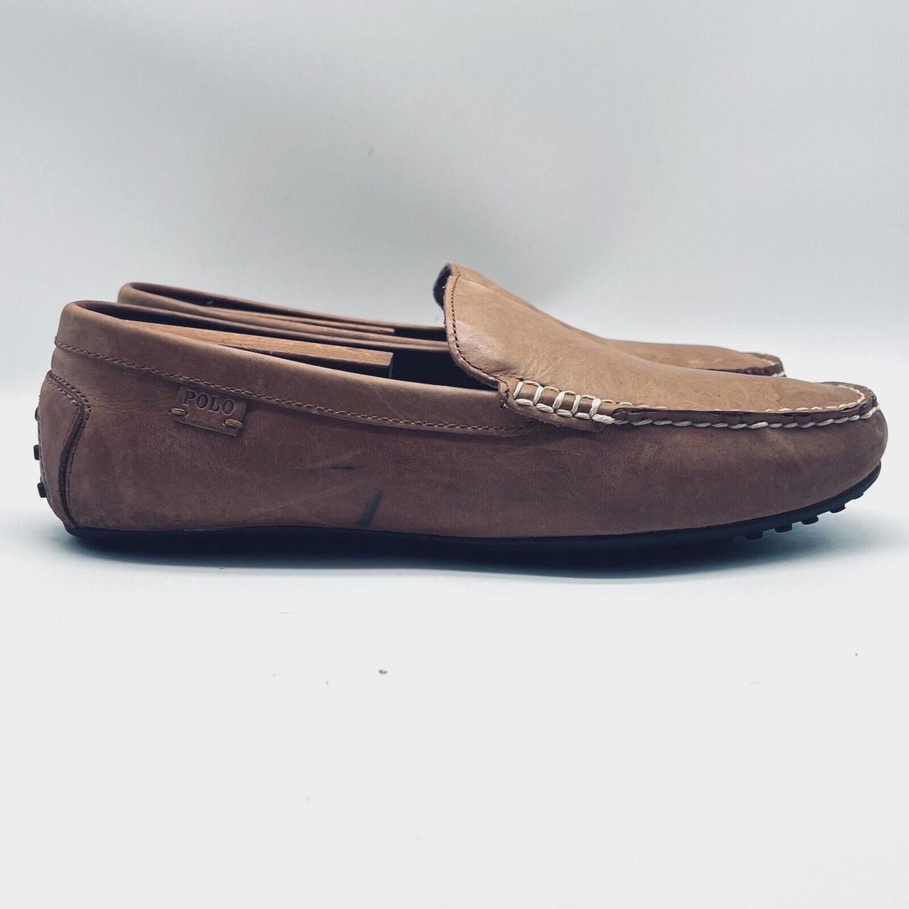 Polo ralph lauren woodley leather loafers hotsell