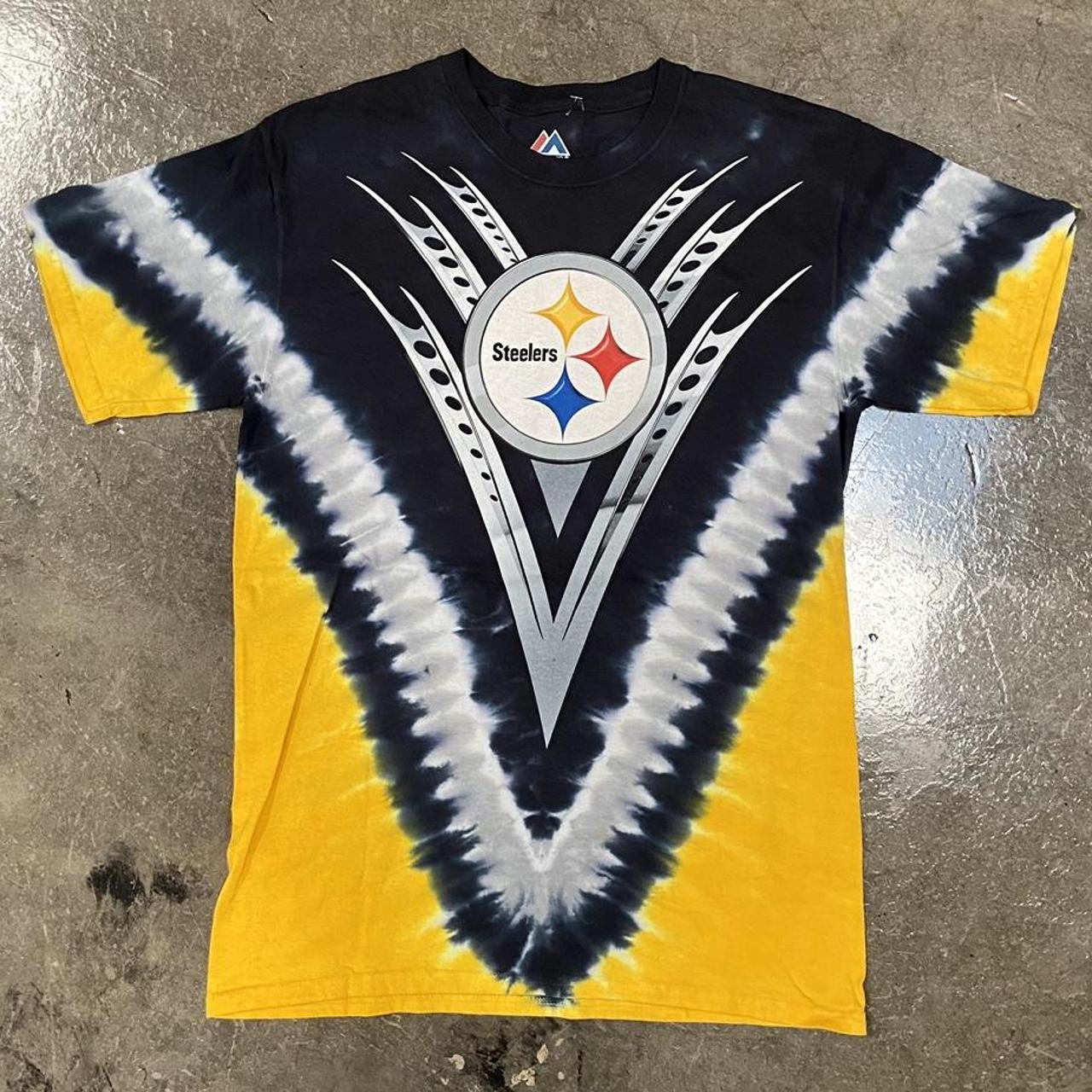 Vintage Pittsburgh Steelers Tie Dye T-Shirt Medium / Large