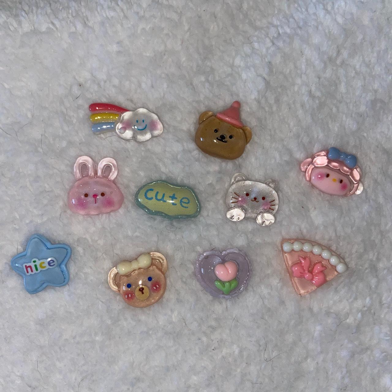 cute croc charms :) comes with glue applicator and... - Depop