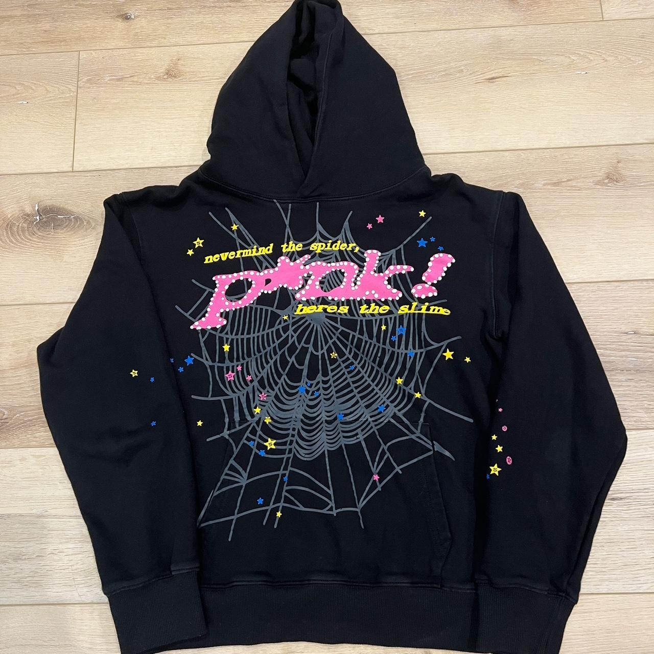 Spider Worldwide P*nk Hoodie Size S fits small - Depop