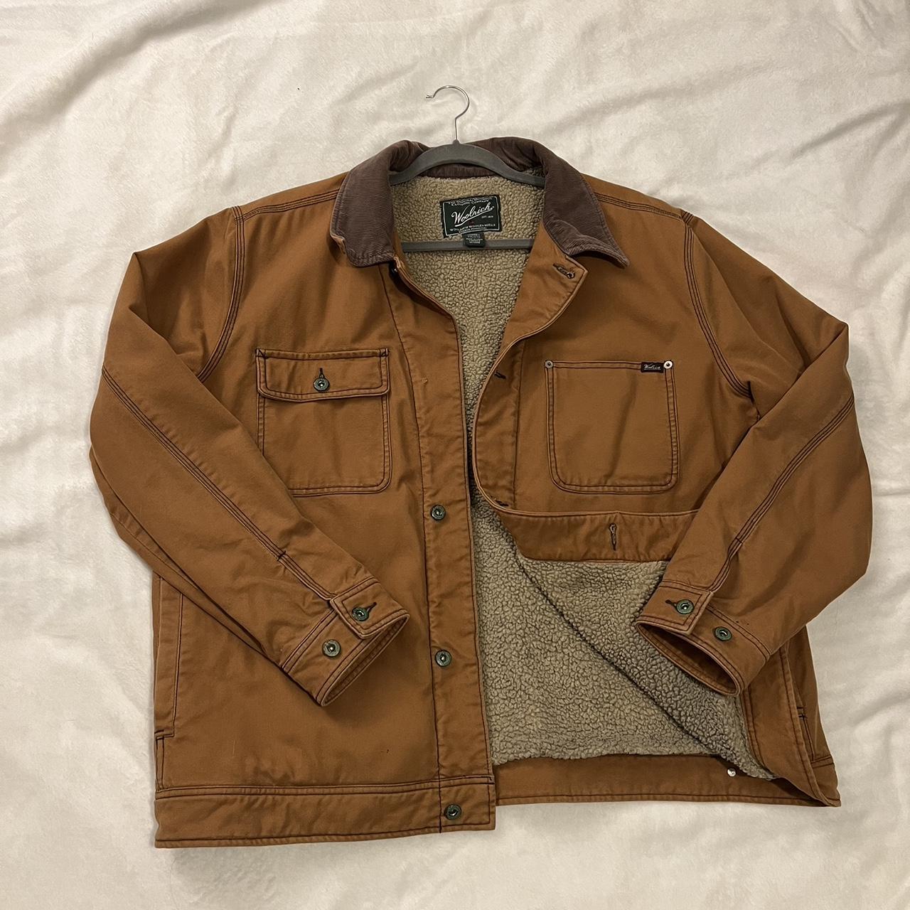 woolrich sherpa lined jacket